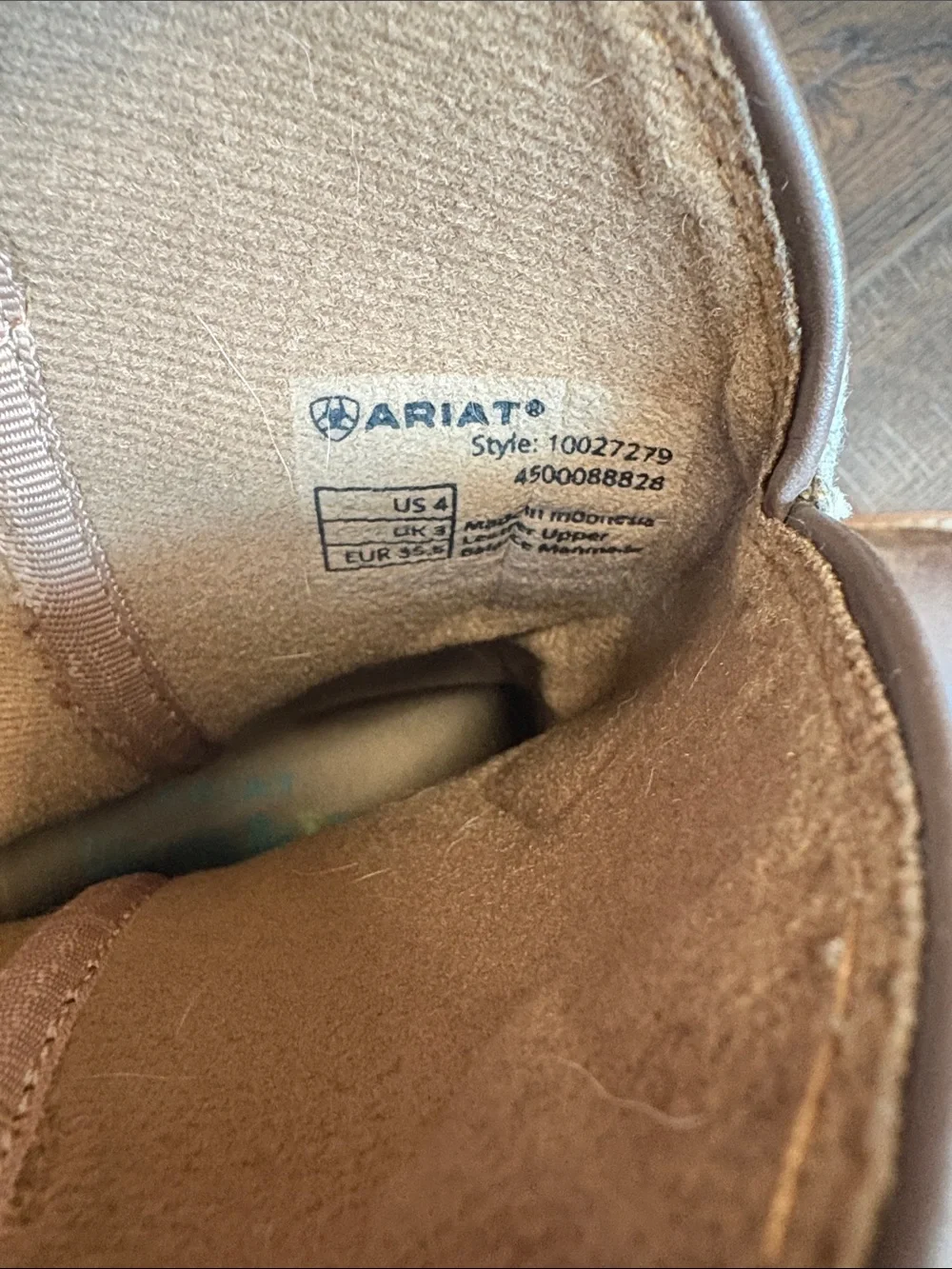 Ariat Patriot Boot American Flag Western Work Brown style 10027279 size 4